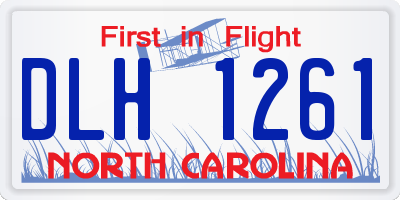 NC license plate DLH1261