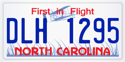 NC license plate DLH1295