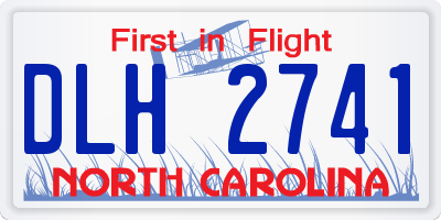 NC license plate DLH2741