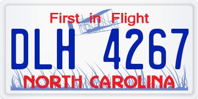 NC license plate DLH4267