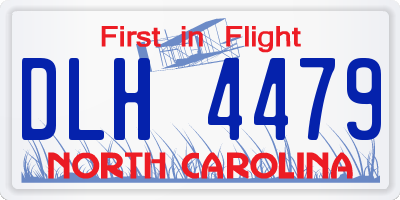NC license plate DLH4479