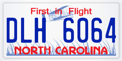 NC license plate DLH6064