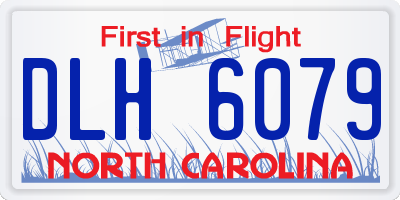 NC license plate DLH6079