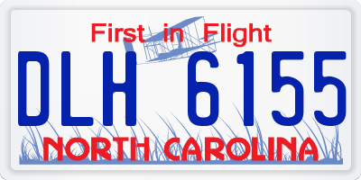 NC license plate DLH6155