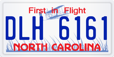 NC license plate DLH6161