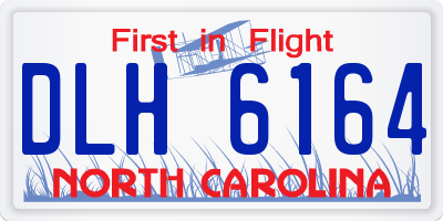 NC license plate DLH6164