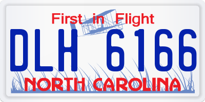 NC license plate DLH6166