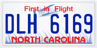 NC license plate DLH6169