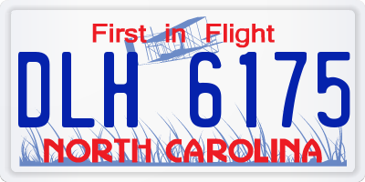 NC license plate DLH6175
