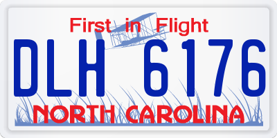 NC license plate DLH6176