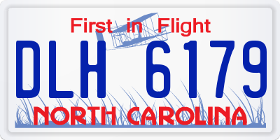 NC license plate DLH6179
