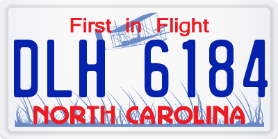 NC license plate DLH6184