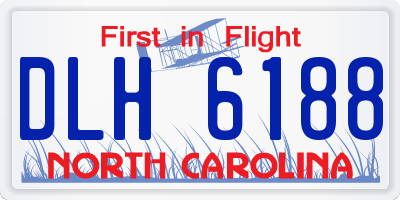 NC license plate DLH6188
