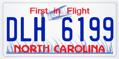NC license plate DLH6199