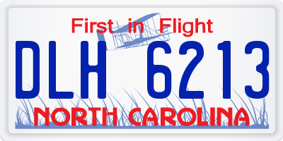 NC license plate DLH6213
