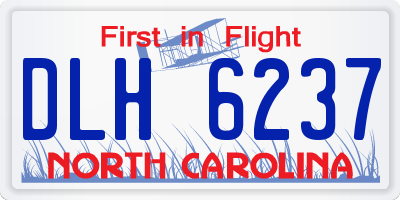 NC license plate DLH6237