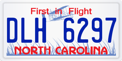 NC license plate DLH6297