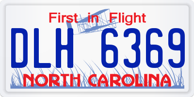 NC license plate DLH6369