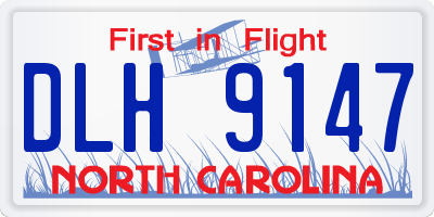 NC license plate DLH9147