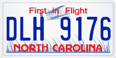 NC license plate DLH9176