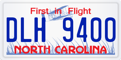 NC license plate DLH9400