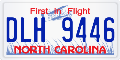 NC license plate DLH9446