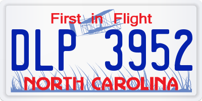 NC license plate DLP3952