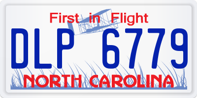 NC license plate DLP6779