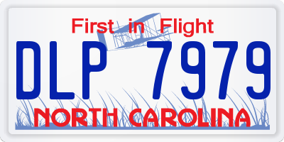 NC license plate DLP7979