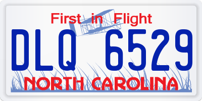 NC license plate DLQ6529