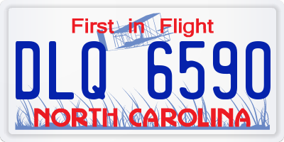 NC license plate DLQ6590