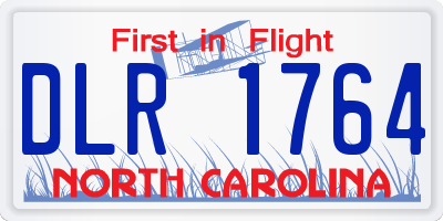 NC license plate DLR1764