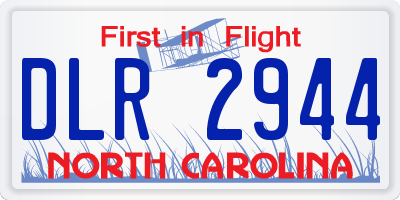 NC license plate DLR2944