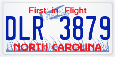 NC license plate DLR3879