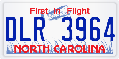 NC license plate DLR3964