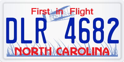NC license plate DLR4682