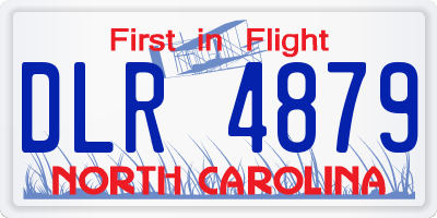 NC license plate DLR4879