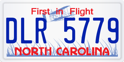 NC license plate DLR5779