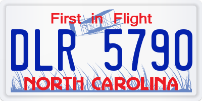 NC license plate DLR5790
