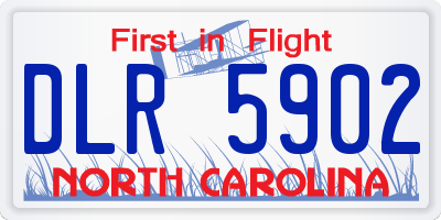 NC license plate DLR5902