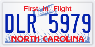 NC license plate DLR5979
