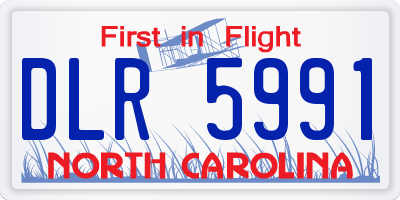 NC license plate DLR5991