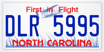 NC license plate DLR5995