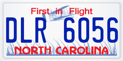 NC license plate DLR6056