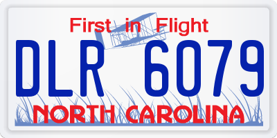 NC license plate DLR6079