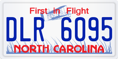 NC license plate DLR6095