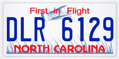 NC license plate DLR6129