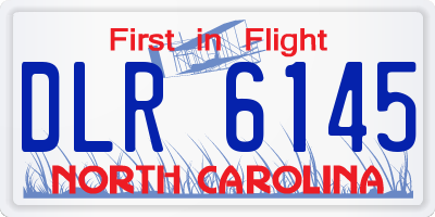 NC license plate DLR6145