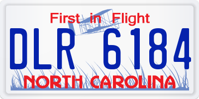 NC license plate DLR6184