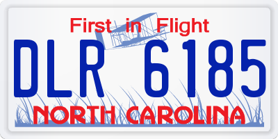 NC license plate DLR6185